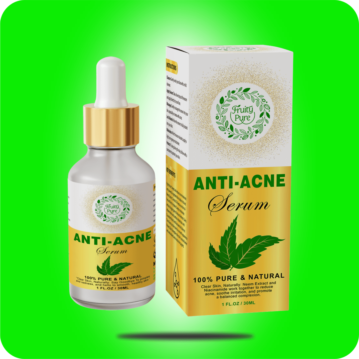 Anti-Acne Serum - Serum | Fruity Pure